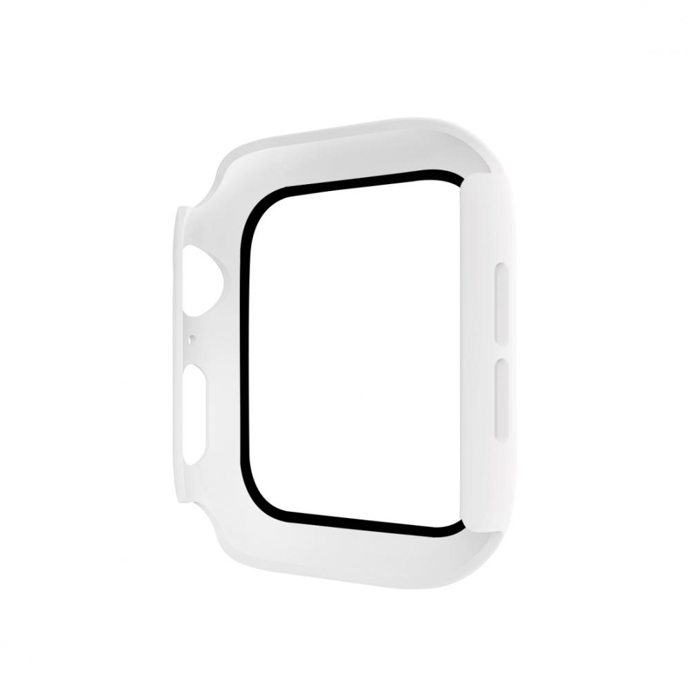  Displayskydd med ram fr Apple Watch serie 5 / 4 40mm av hrdat glas