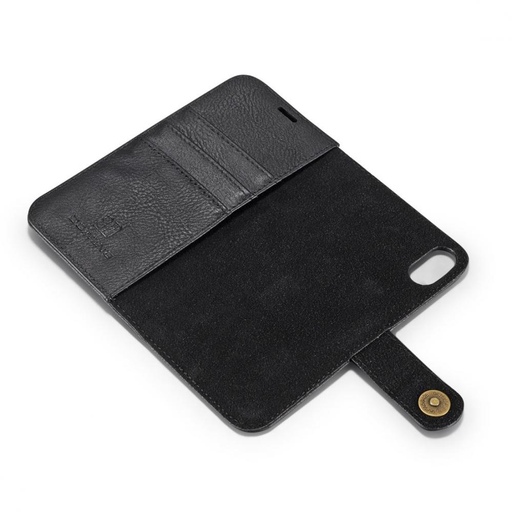 Plånboksfodral med magnetskal för iPhone X / XS - DG.MING