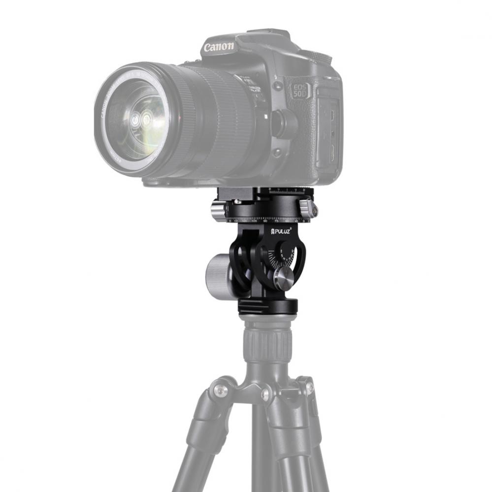 Tilthuvud 180 graders kulled för panoramafotografering - Puluz