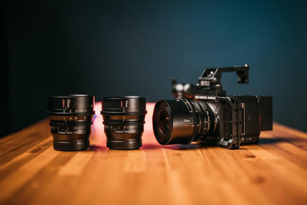  7Artisans 50mm T 1.05 Vision Cinema Objektiv APS-C fr Sony E