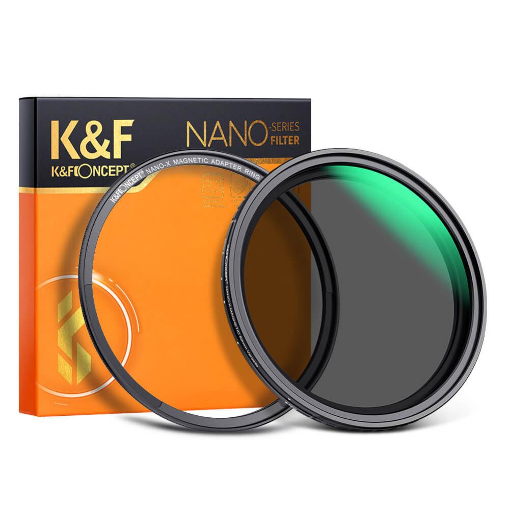  K&F Concept Magnetisk variabelt ND-filter ND2-ND32 1-5 stopp
