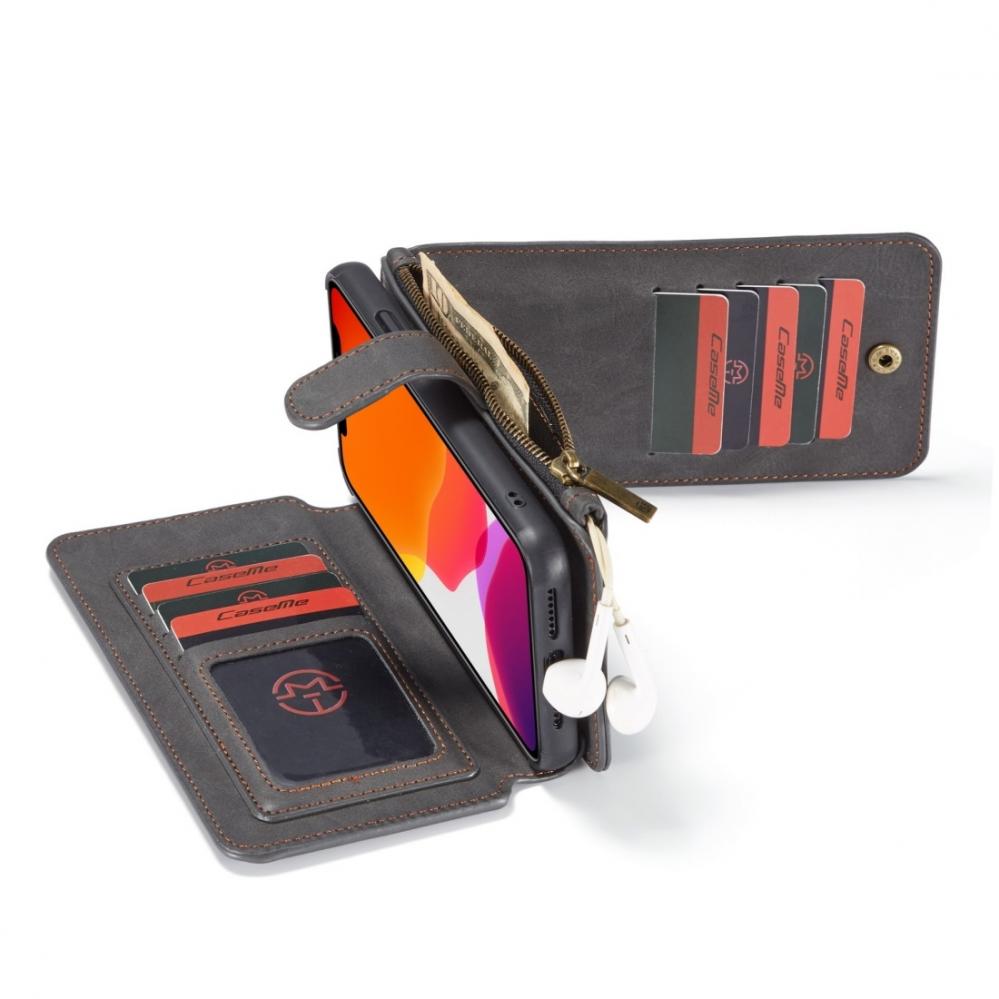 Plånboksfodral med magnetskal för iPhone 11 Pro Max Svart - CaseMe