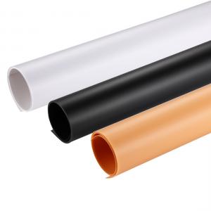 Puluz PVC Pappersbakgrund 120x60cm svart, vit, gul