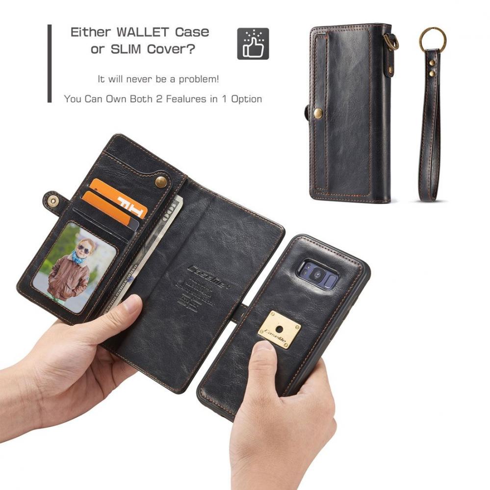 Plånboksfodral med magnetskal för Galaxy S8 Plus (G955) - CaseMe
