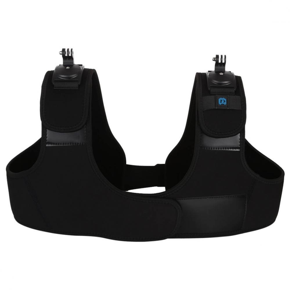 Puluz Bröstsele med 2 fästen för GoPro HERO9 Black / 8 /7 /6 /5 /4 /3 /2 /1