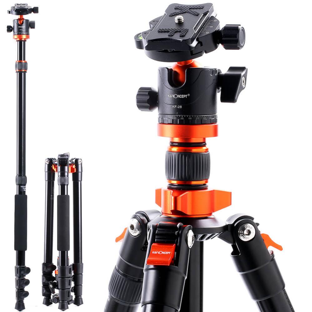 Kamerastativ med Panorama kulled 175cm - K&F Concept