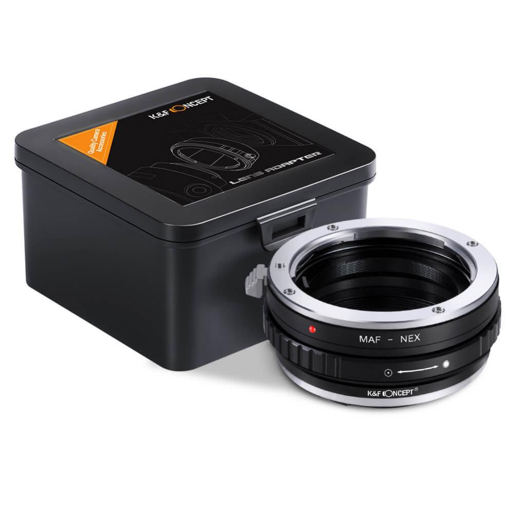 K&F Objektivadapter till Minolta AF objektiv för Sony E kamerahus