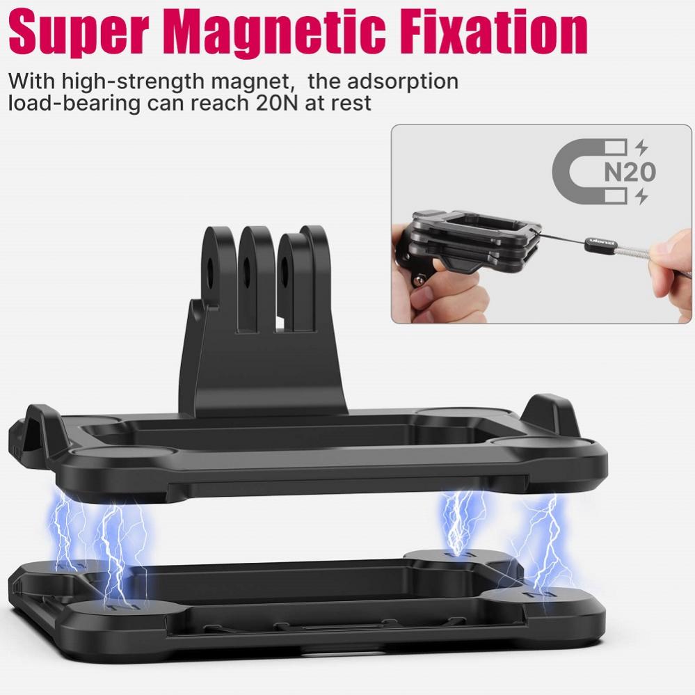 Ulanzi GP-16 Magnetfäste för actionkameror med Quick Release fäste