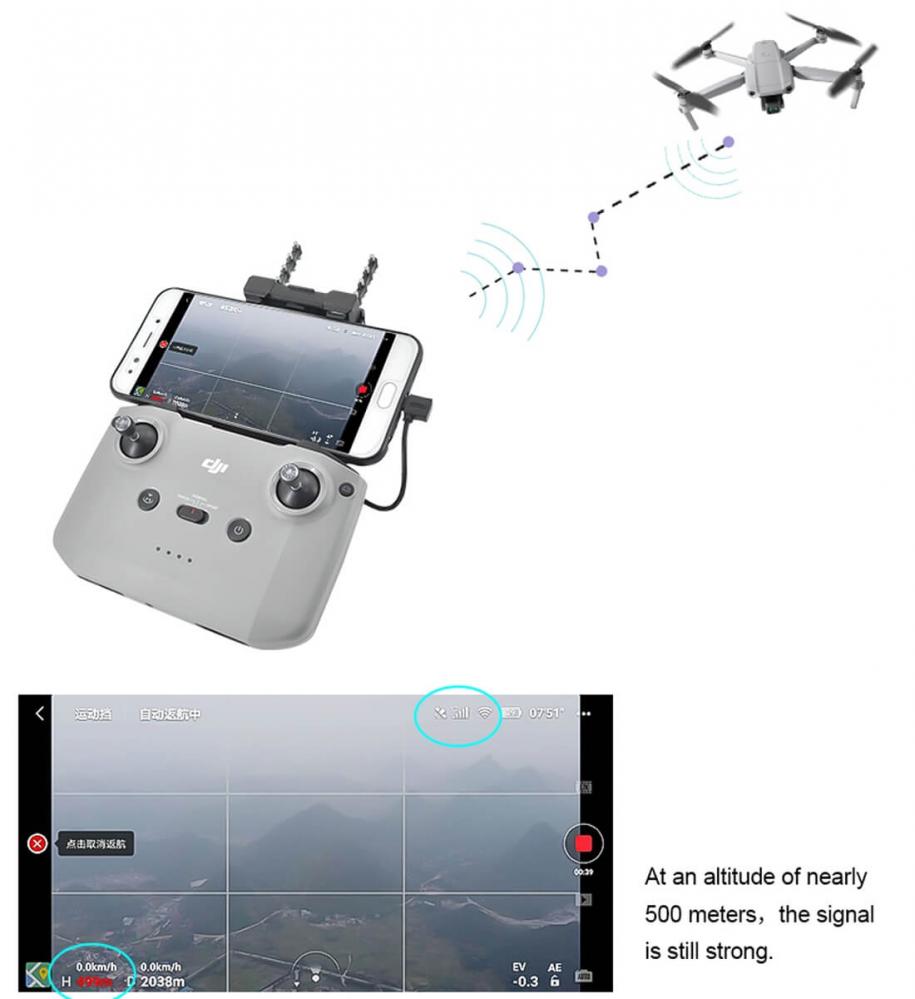 Signalförstärkare 5.8GHz Yagi-Yda för Mavic Air 2/2S