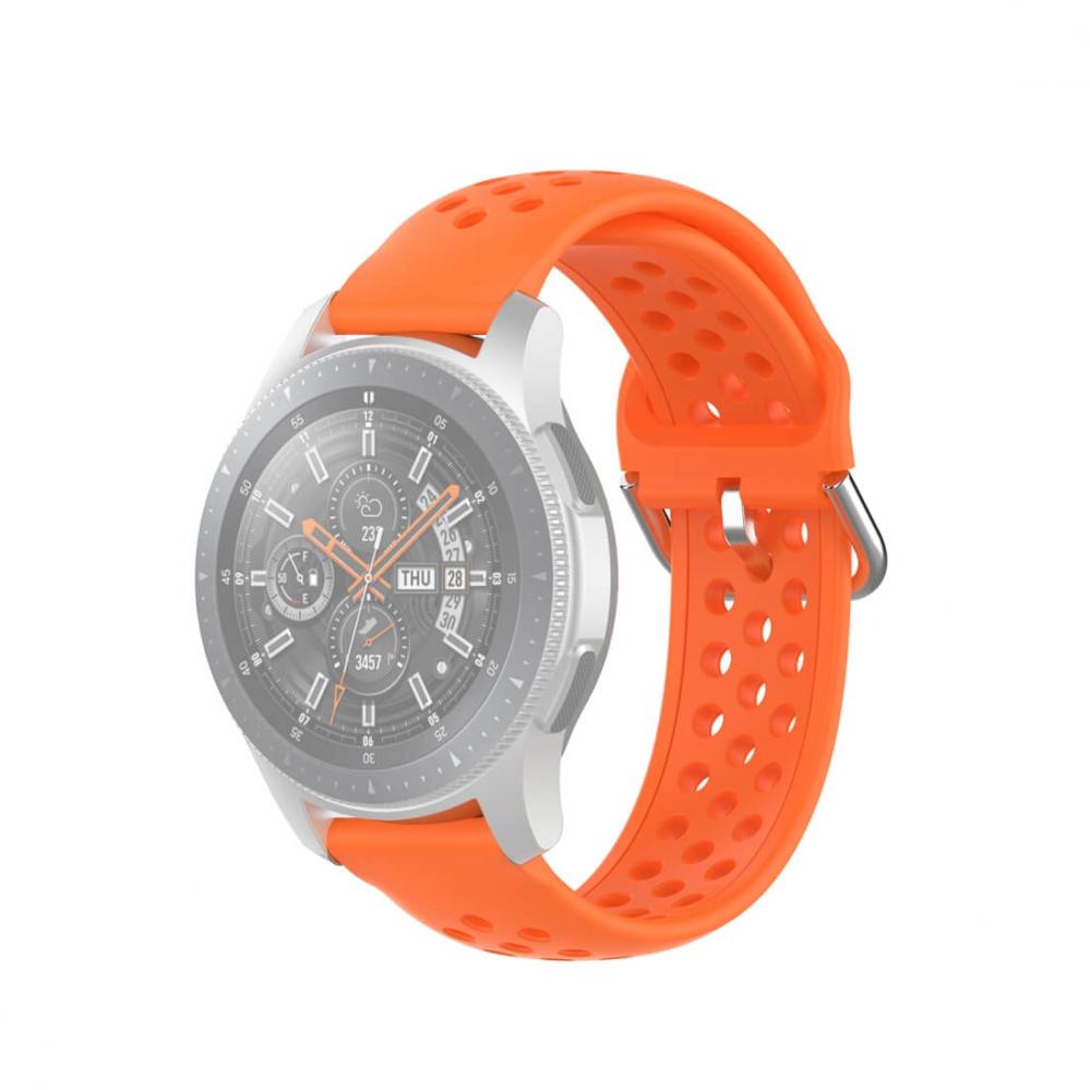  Silikonarmband fr Smartwatch Orange 22mm Universal modell