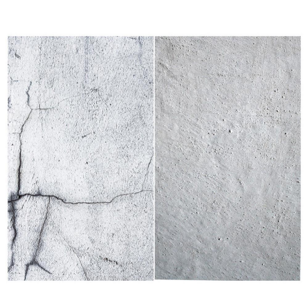 Pappersbakgrund PVC Sprucken cement dubbelsidig fr fotografering 57x87cm