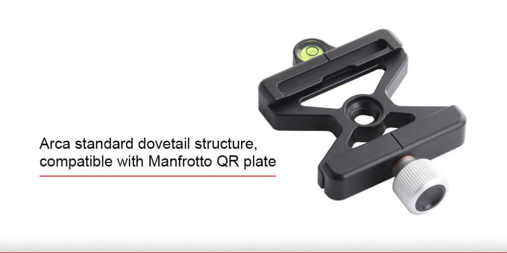 Sunwayfoto Mac-15 Fäste för Manfrotto & Arca Swiss plattor