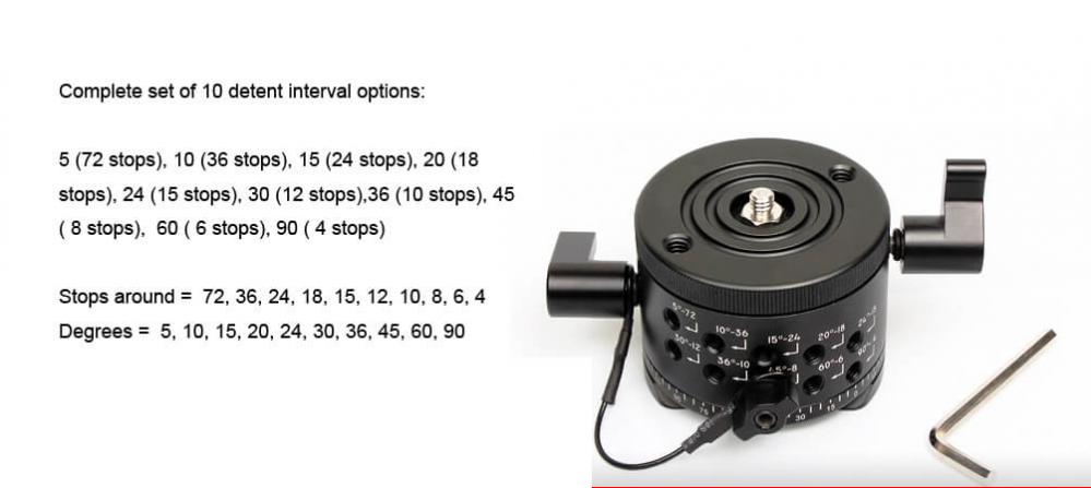  Sunwayfoto DDP-64M Panorama Indexeringsrotator