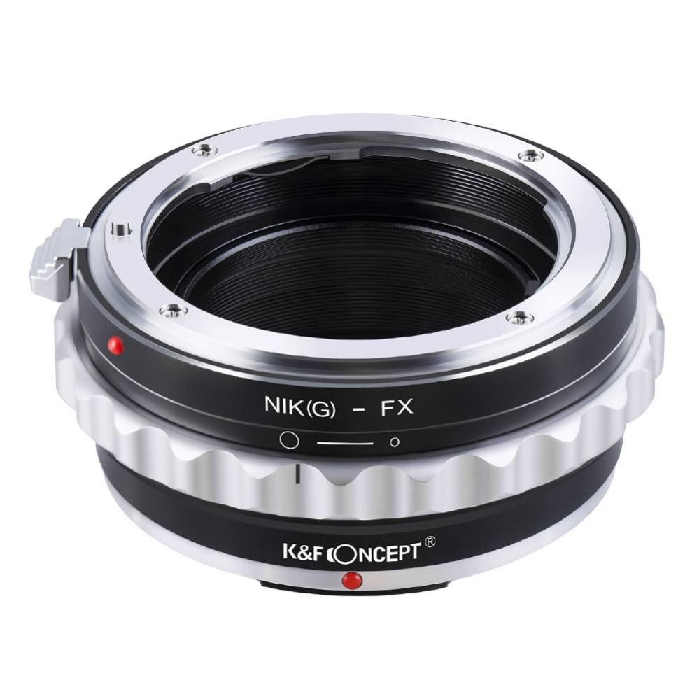 K&F Objektivadapter till Nikon G objektiv för Fujifilm X kamerahus
