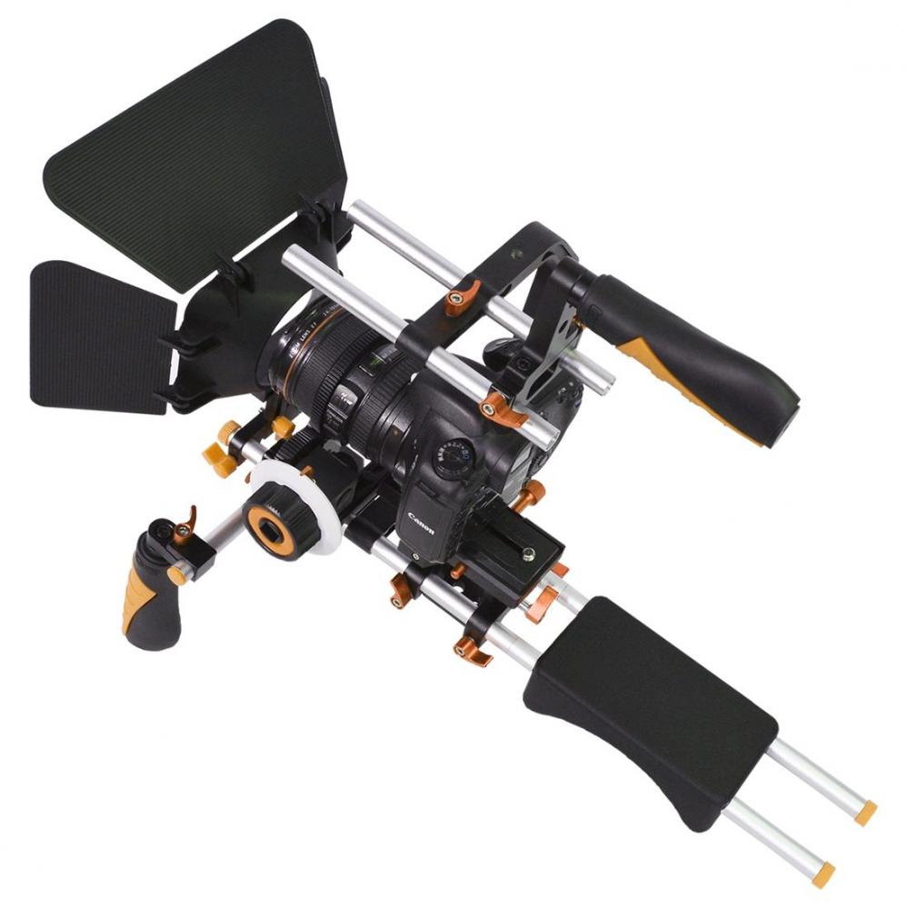  YELANGU C-formad axelmonteringssats för DSLR & Videokameror (orange)