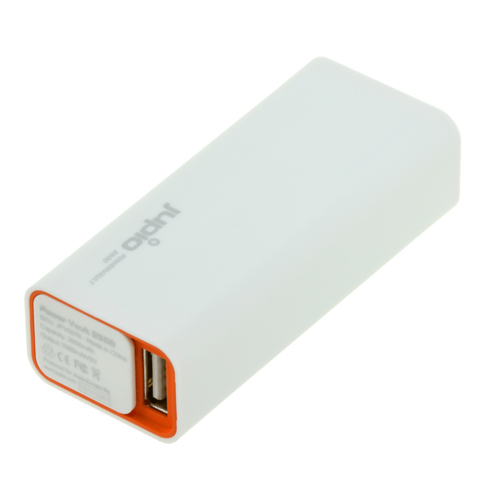  Jupio reseladdare Powerbank 2600 mAh med USB-utgng