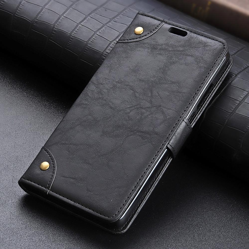 Plånboksfodral för Huawei P20 Pro - Svart marmormönster