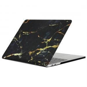  Skal för Macbook Pro 13.3-tum - Marmor svart & guld
