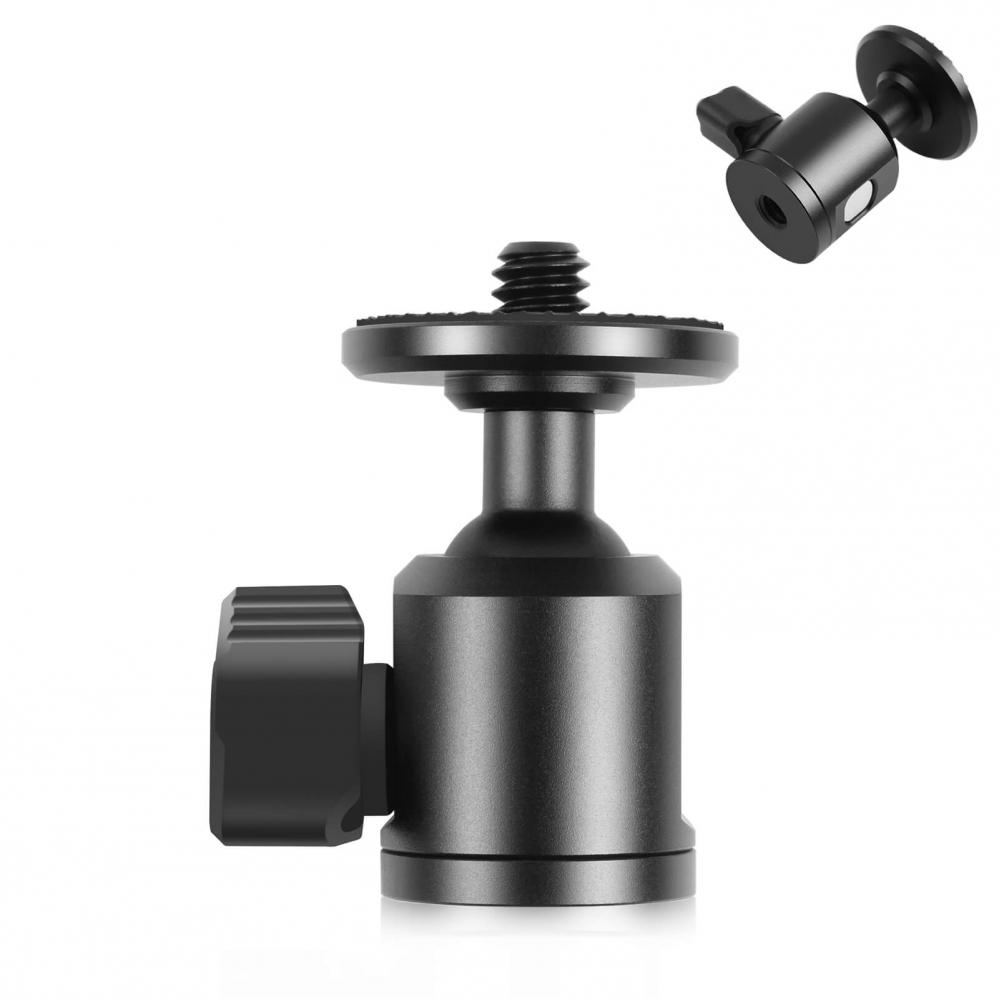 Puluz Kulledshuvud mini 1/4-tum hangänga med knopplås