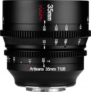  7artisans 35mm T 1.05 Vision Cinema Objektiv APS-C för Sony E