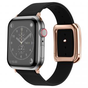  Armband med roséguldspänne för Apple Watch 45/44/42mm