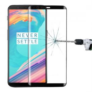  Skärmskydd 9H för OnePlus 5T med Svart ram