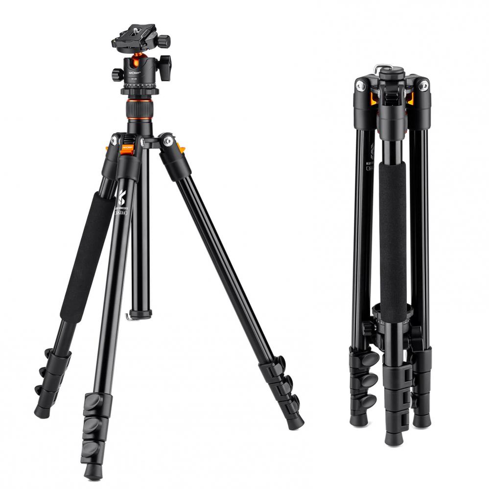 K&F Concept Kamerastativ med Panorama kulled 163cm