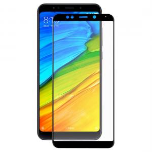  Skärmskydd med Svart ram för Xiaomi Redmi 5 Plus av härdat glas