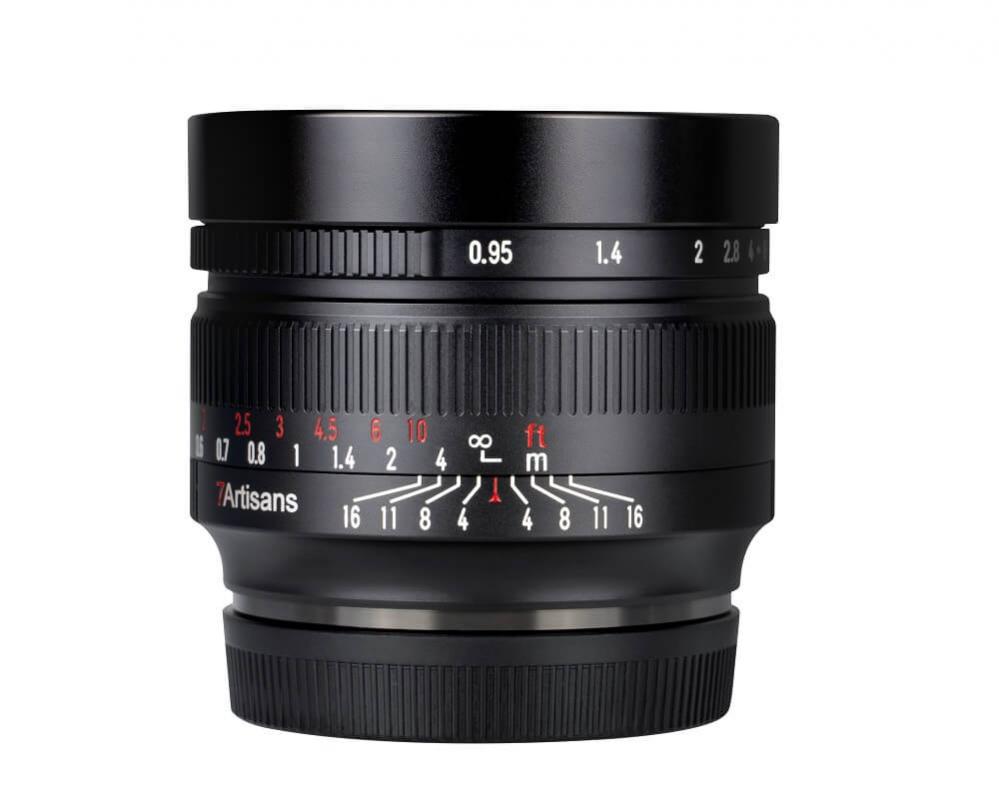 7artisans 50mm f/0.95 Objektiv APS-C för Fujifilm X