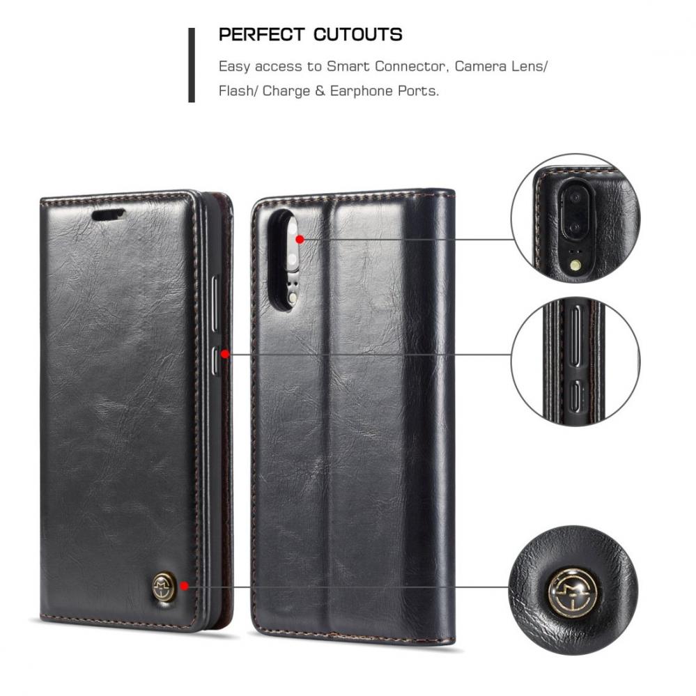  Plnboksfodral med kortplats fr Huawei P20 Pro - CaseMe