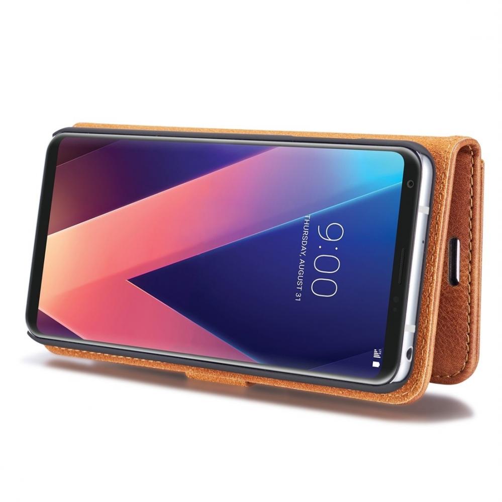 Plånboksfodral med magnetskal för LG V30 - DG.MING