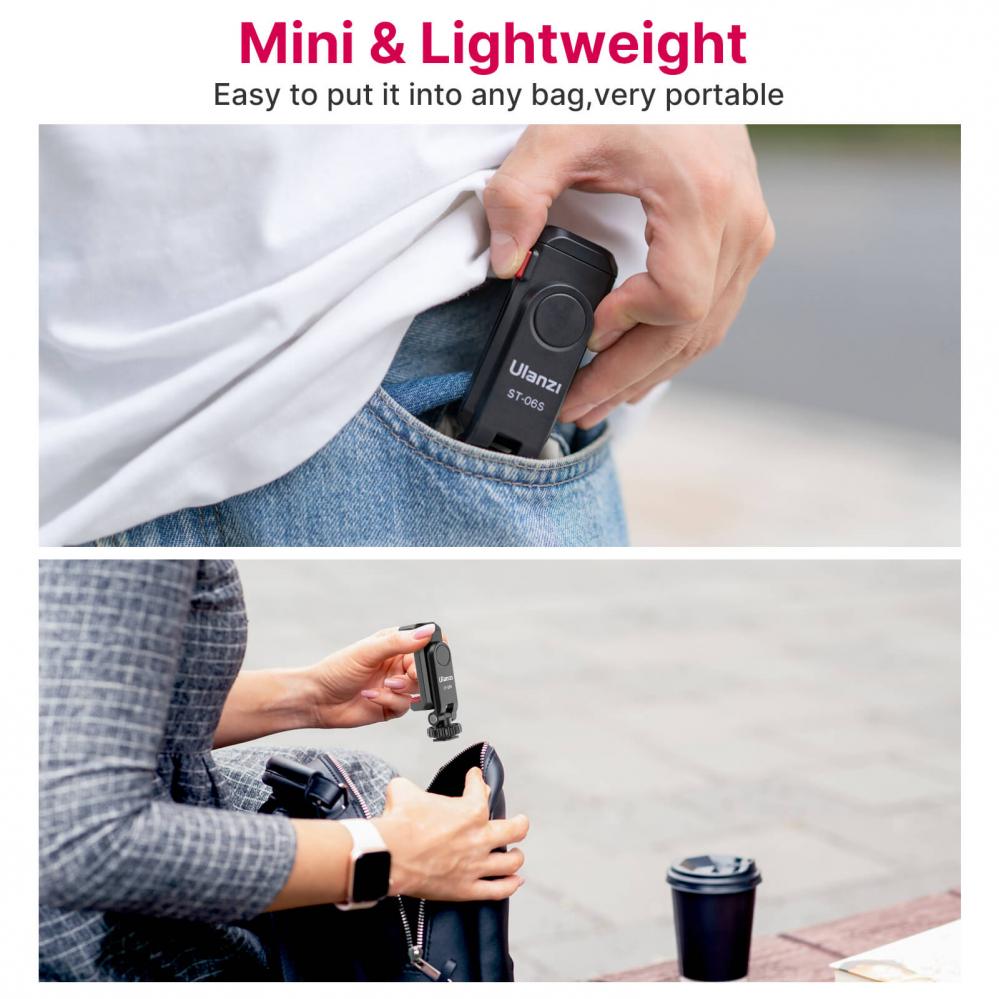 Ulanzi Mobilhållare vridbar för stativ & blixtsko