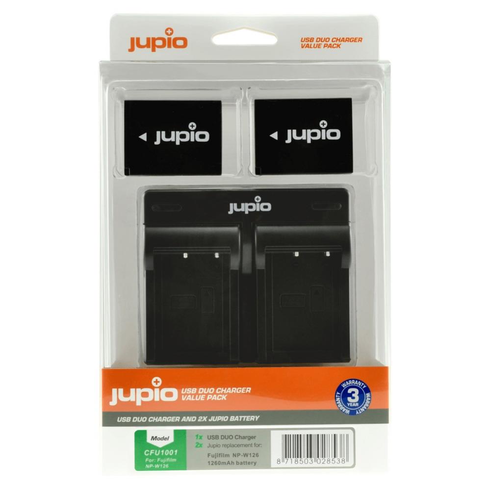 Jupio Batteripaket erstter Fujifilm NP-W126