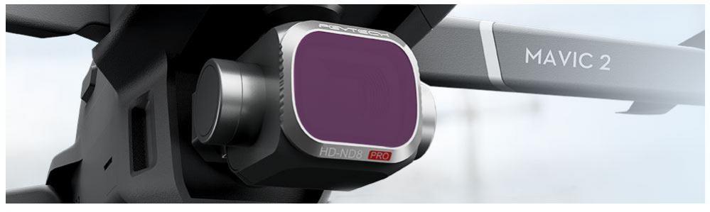 PGYTECH Super ND-Filter (3 i 1) kit för MAVIC 2 PRO: ND128, ND256, ND1000