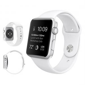  Armband för Apple Watch 38/40/41mm silikon Vit
