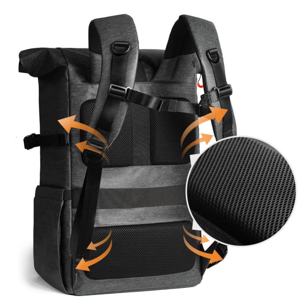 K&F Concept Kameraryggsäck IP4-vattentät