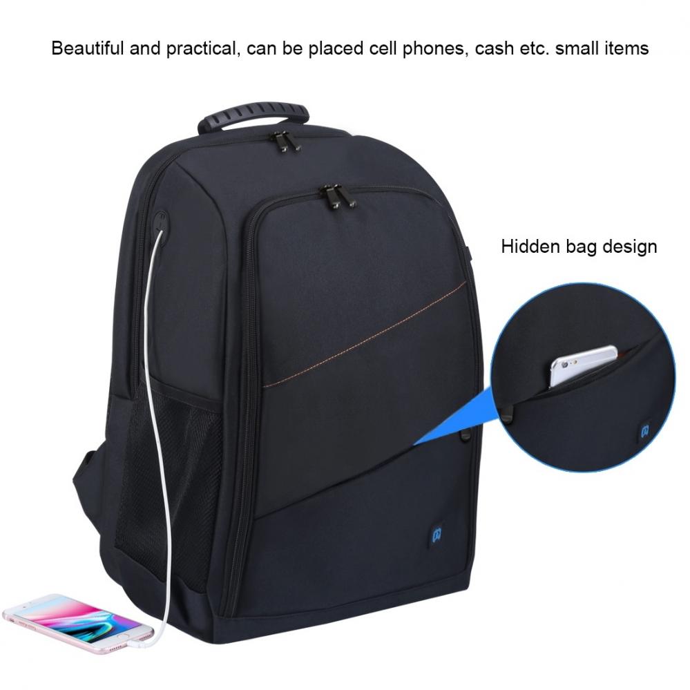 Puluz Vattenavstötande kameraryggsäck för 1st DSLR + 3-6st objektiv (26L)