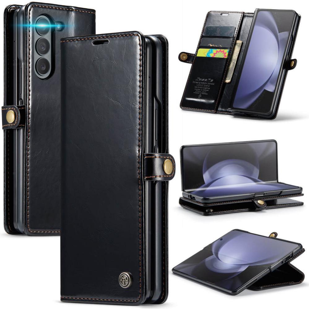  CaseMe Plnboksfodral med kortplats fr Samsung Galaxy Z Fold 5