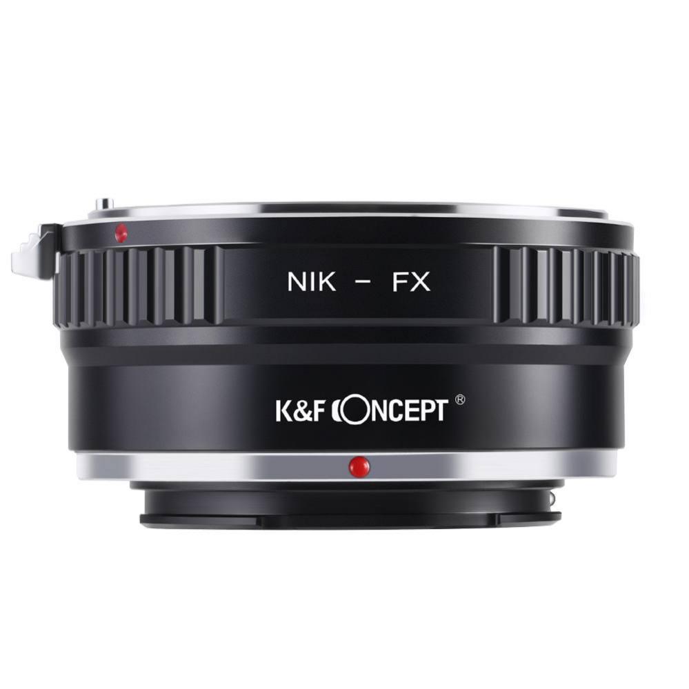 K&F Objektivadapter till Nikon F objektiv för Fujifilm X kamerahus