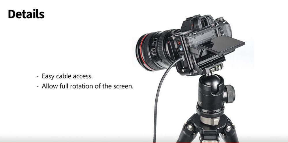 Sunwayfoto L-Bracket för Sony A7RIII Sony A9