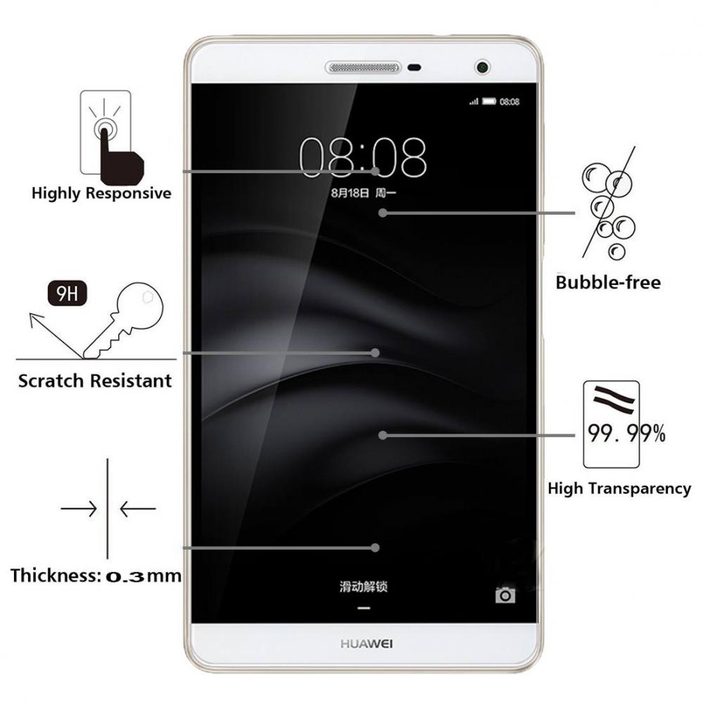 Displayskydd för Huawei Tab M2 7.0 av härdat glas