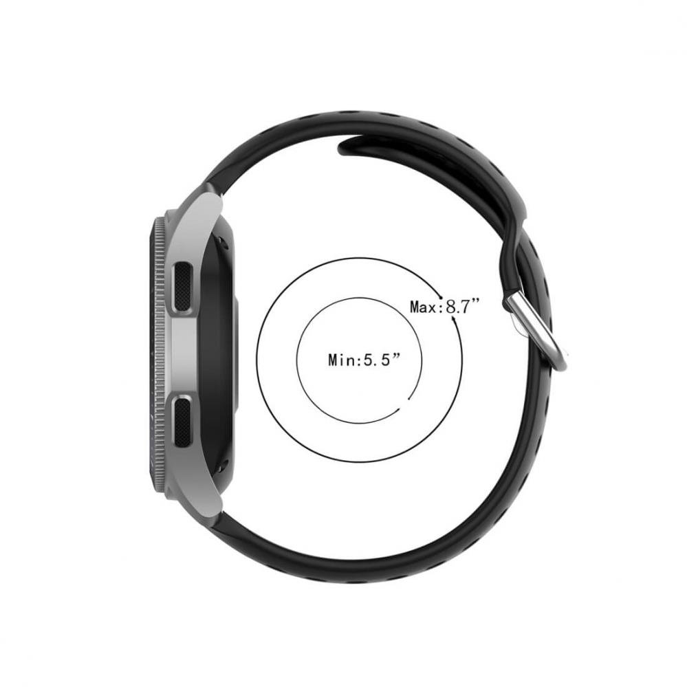  Silikonarmband fr Smartwatch Rd 22mm universal modell