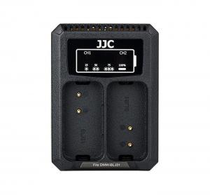  JJC USB-driven dubbel batteriladdare för Panasonic DMW-BLJ31