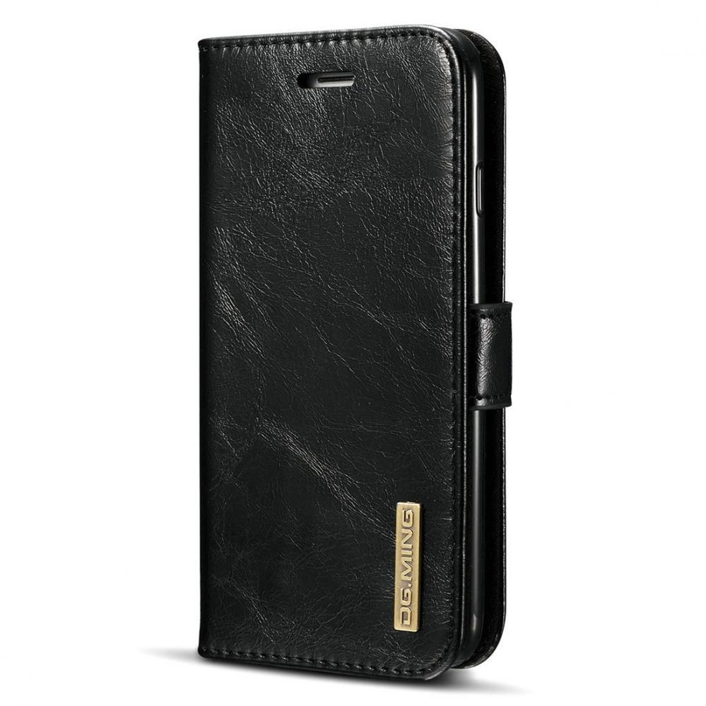 Plånboksfodral med magnetskal äkta läder för iPhone 7/8 - DG.MING