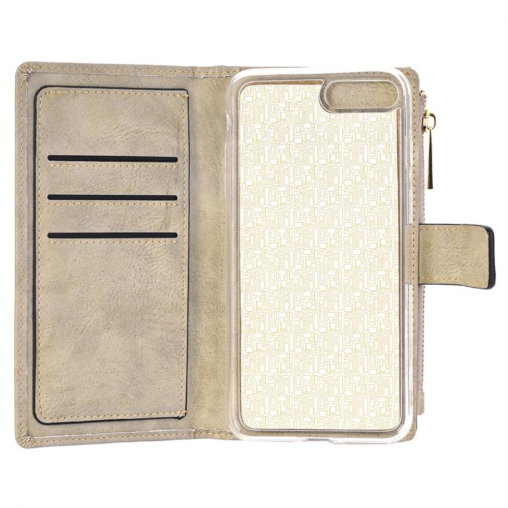 Plånboksfodral för iPhone 6/6s - Retrostyle med magnetskal PU-läder