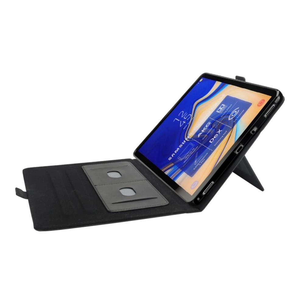 Fodral för Galaxy Tab S4 10.5 T830/T835 med extrafack & pennhållare