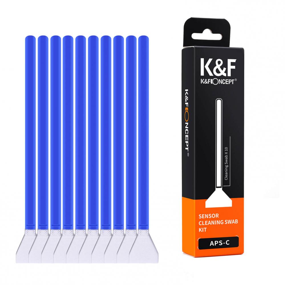 K&F Concept 10st Rengöringsstickor för APS-C bildsensor