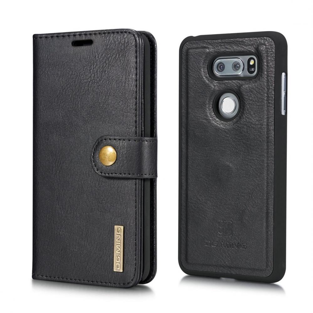 Plånboksfodral med magnetskal för LG V30 - DG.MING
