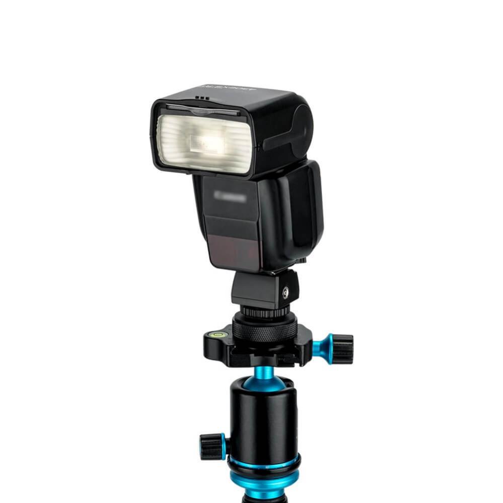 JJC Adapter 3/8-tum hona till 1/4-tum hane med Arca dovetail spår