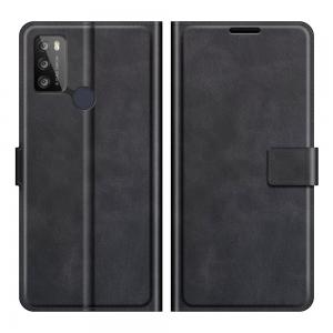  Plånboksfodral svart för Alcatel 1S (2021)/3L (2021)